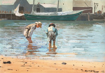 Jungen waten von Winslow Homer
