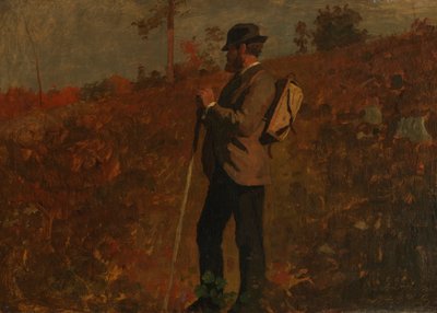 Mann mit Rucksack, 10. Oktober 1873 von Winslow Homer