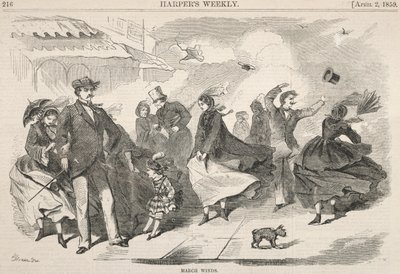 Märzwinde, 1859 von Winslow Homer