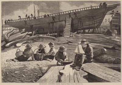 Schiffbau, Gloucester Hafen von Winslow Homer