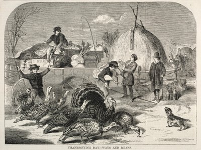 Erntedankfest - Wege und Mittel, 1858 von Winslow Homer