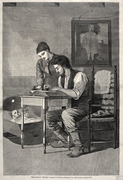 Das Familienregister, 1875 von Winslow Homer