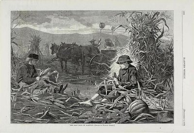 Die letzten Tage der Ernte von Winslow Homer