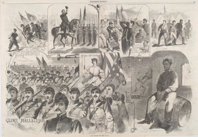 Die Kriegslieder, veröffentlicht 1861 von Winslow Homer