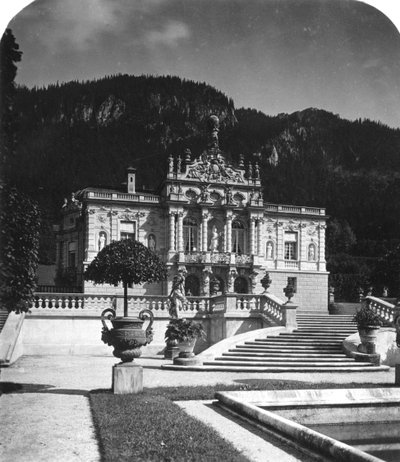 Schloss Linderhof, Bayern, Deutschland, um 1900 von Wurthle and Sons