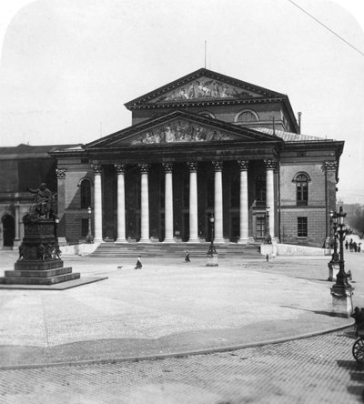 Nationaltheater, München, Deutschland, ca. 1900 von Wurthle and Sons