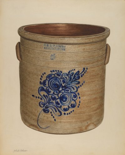 Krug, wahrscheinlich 1938 von Yolande Delasser