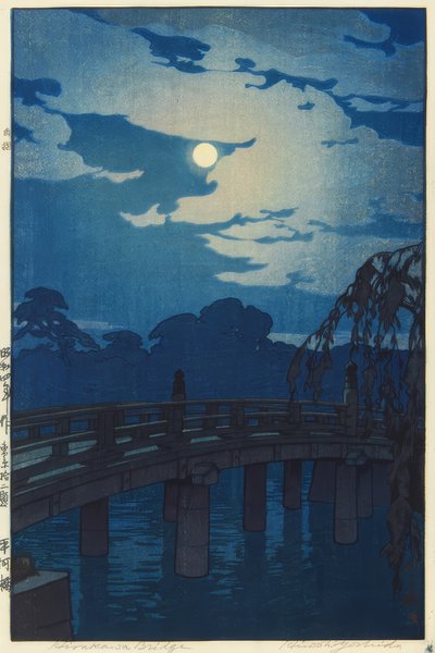 Die Hirakawa-Brücke von Yoshida Hiroshi