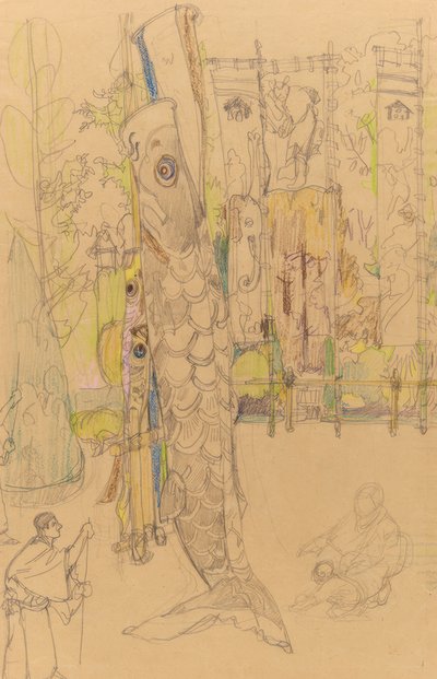 Lugano machi von Yoshida Hiroshi