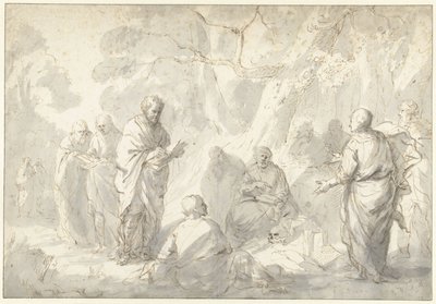 Philosophen diskutieren über die Seelenwanderung von Zacharias Blijhooft