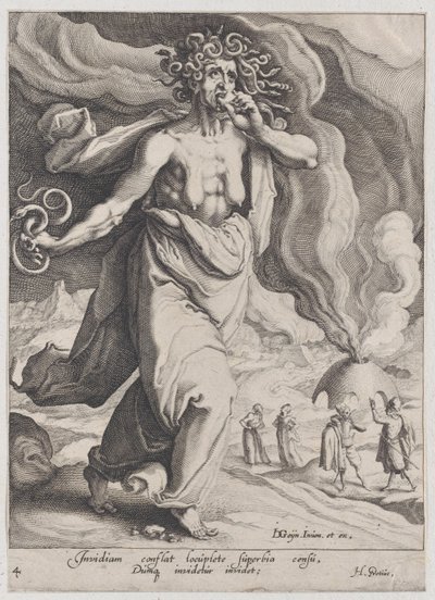 Neid, aus Tugenden und Laster von Zacharias Dolendo