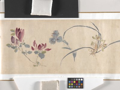 Farbige Blumen von Zhimian Zhou