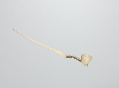 Schnupflöffel, späte 1800er Jahre (Knochen) von Zulu