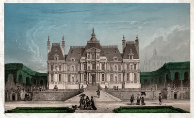 Schloss Maison Lafitte, ca. 1850 (Gravur) von . .