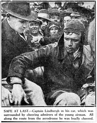 Charles Augustus Lindbergh, amerikanischer Pilot, ca. 1920er Jahre von Ferdinand Georg Waldmuller