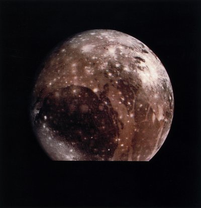 Ganymed, einer der Monde des Jupiter von Frederick (attr. to) Barnard