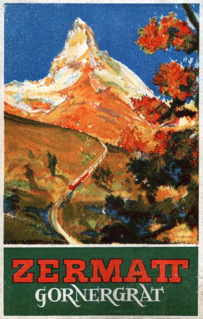 Matterhorn, ca. 1930 (Gravur) von . .