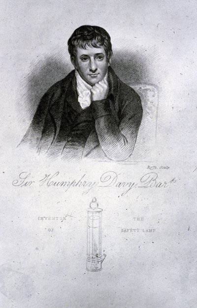 Sir Humphry Davy, Chemiker von Frederick (attr. to) Barnard