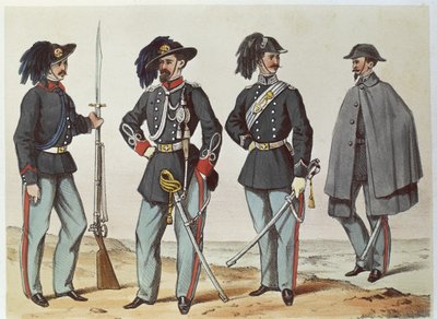 Uniformen - Italienisches Risorgimento, Ende des 19. Jahrhunderts von . .