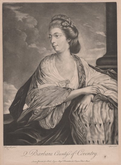 Barbara, Gräfin von Coventry von after Henry Spicer