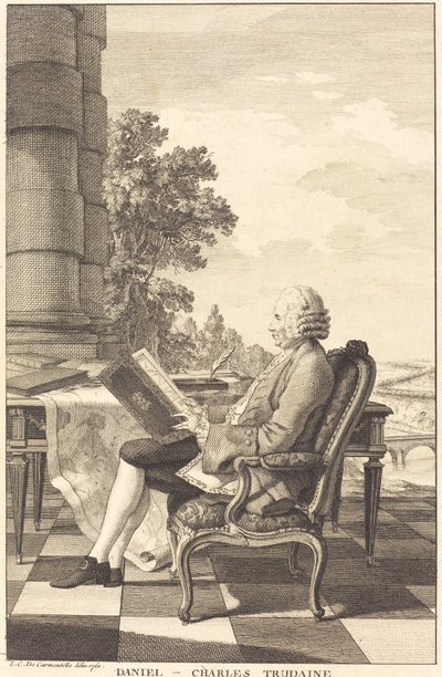 Daniel-Charles Trudaine von after Louis de Carrogis French 18th Century called Carmontelle