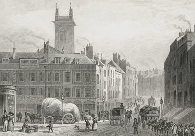 Holborn Bridge, 1831 von Thomas Hosmer after Shepherd