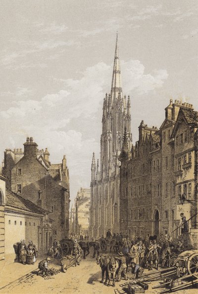 Neue Versammlungshalle, Edinburgh von after William Leighton Leitch