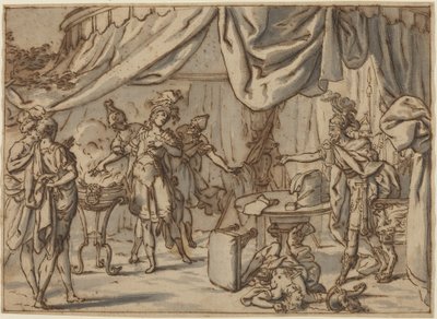 Mucius Scaevola von attributed to Bernardo Castello