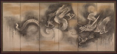 Drache von attributed to Soga Nichokuan