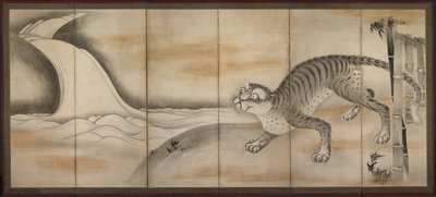 Tiger von attributed to Soga Nichokuan