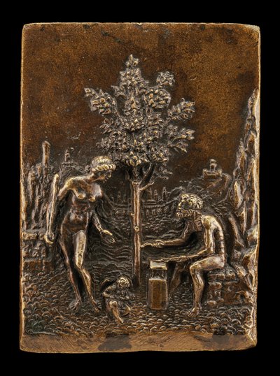 Venus, Amor und Vulkan von called Riccio Andrea Briosco