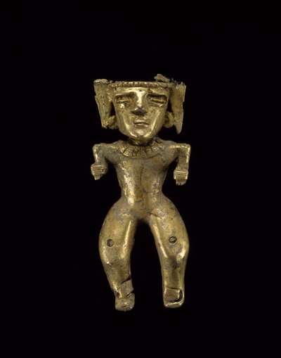 Stehende Figur, 200-1600 n. Chr. von civilization Quimbaya