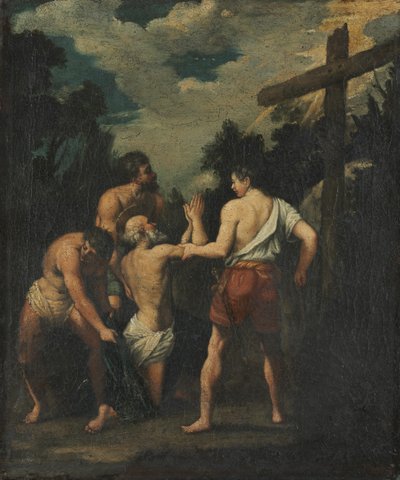 Martyrium des Heiligen Andreas von copy after Guido Reni