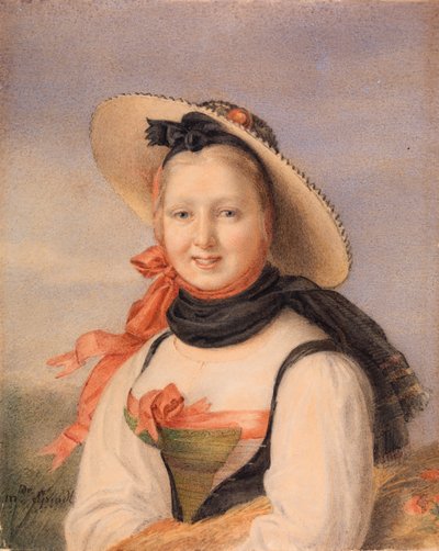 Porträt eines Mädchens von de Spindt