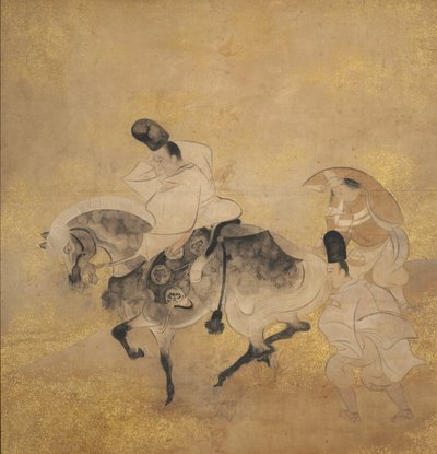 Überquerung bei Sano von studio of Tawaraya Sōtatsu