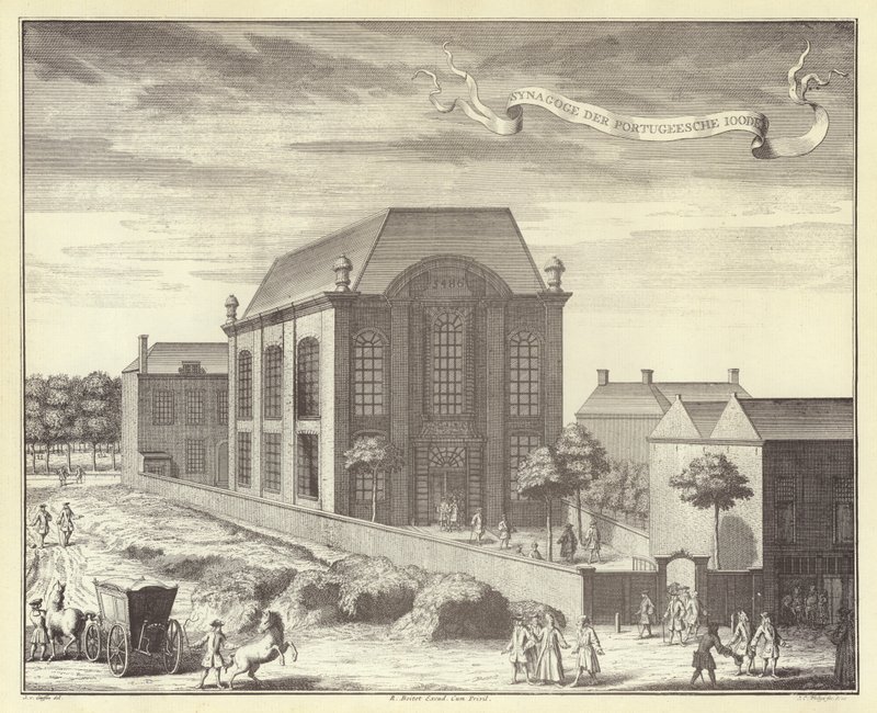Die portugiesische Synagoge, Amsterdam von (after) Dutch School