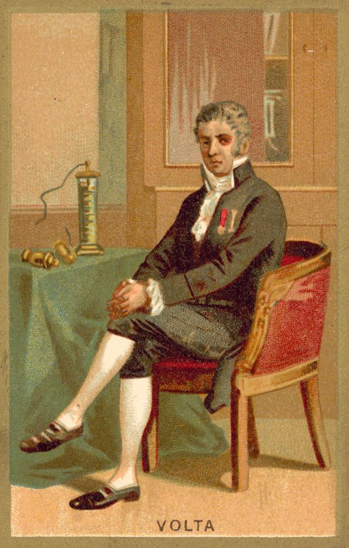 Alessandro Volta, italienischer Physiker von French School