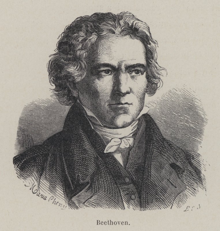 Ludwig van Beethoven, deutscher Komponist von French School