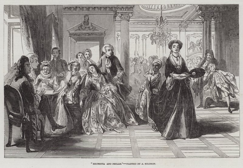 Brunetta und Phillis von Abraham Solomon