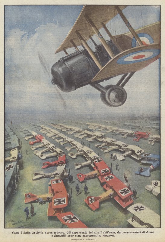 Wie die deutsche Luftflotte endete von Achille Beltrame