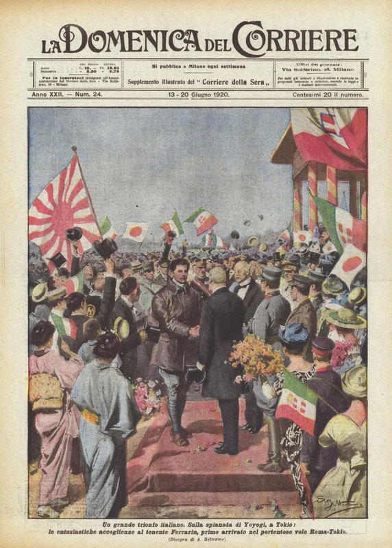 Ein großer italienischer Triumph von Achille Beltrame