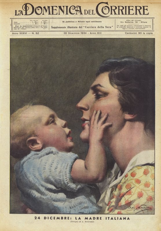 24. Dezember, Die italienische Mutter von Achille Beltrame
