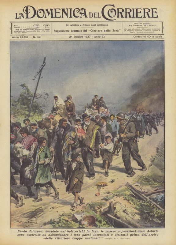 Schmerzvoller Exodus von Achille Beltrame