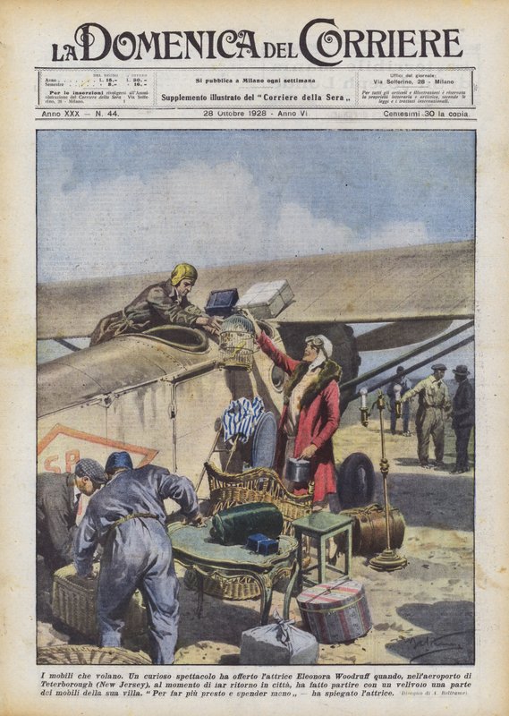 Die fliegenden Möbel von Achille Beltrame