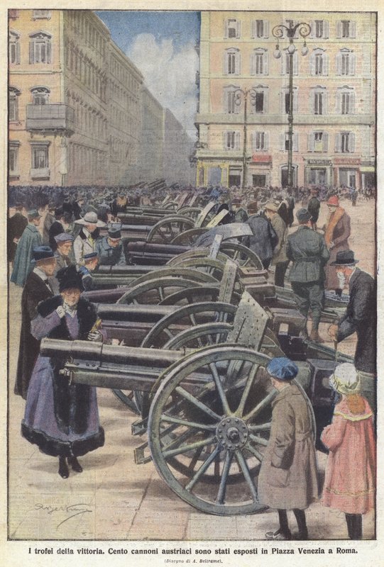 Die Trophäen des Sieges von Achille Beltrame