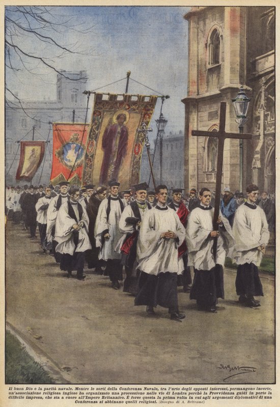 Der liebe Gott und die Marinegleichheit von Achille Beltrame