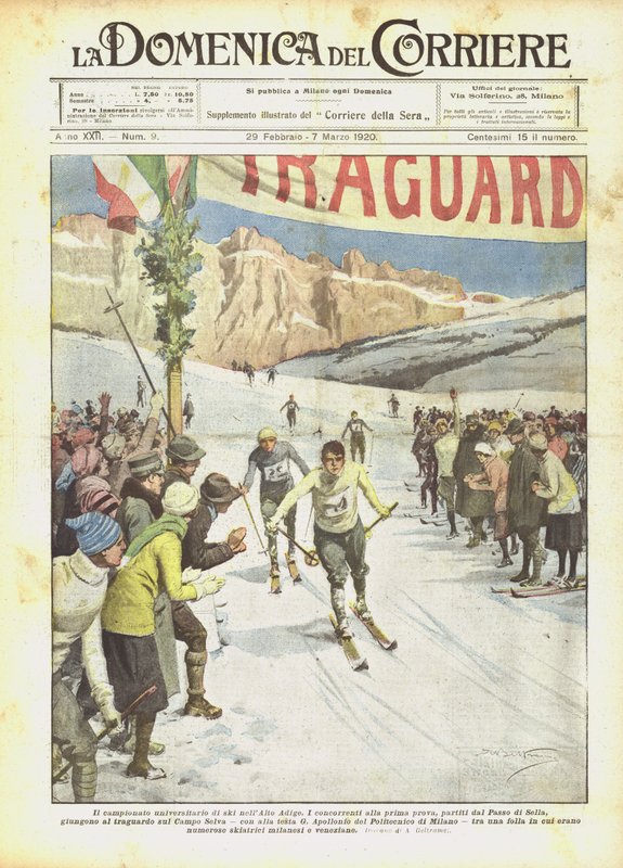 Die Universitätsmeisterschaft im Skifahren in Südtirol von Achille Beltrame