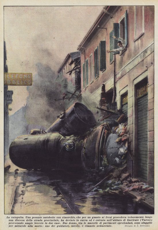 Die Katapult von Achille Beltrame