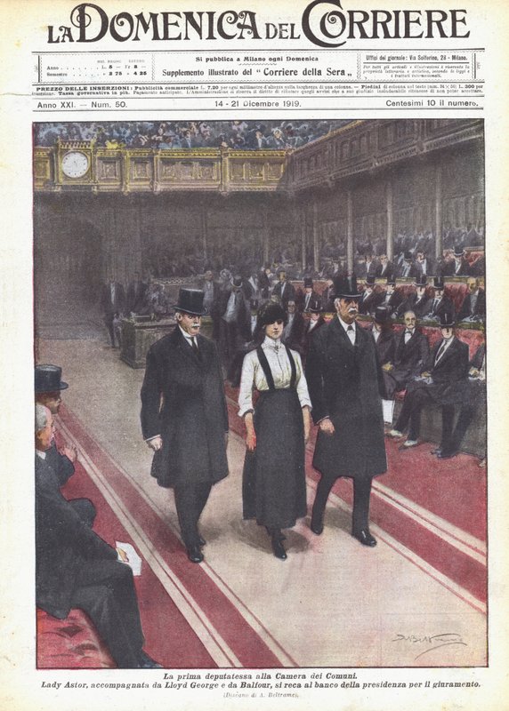 Die erste Abgeordnete im Unterhaus von Achille Beltrame