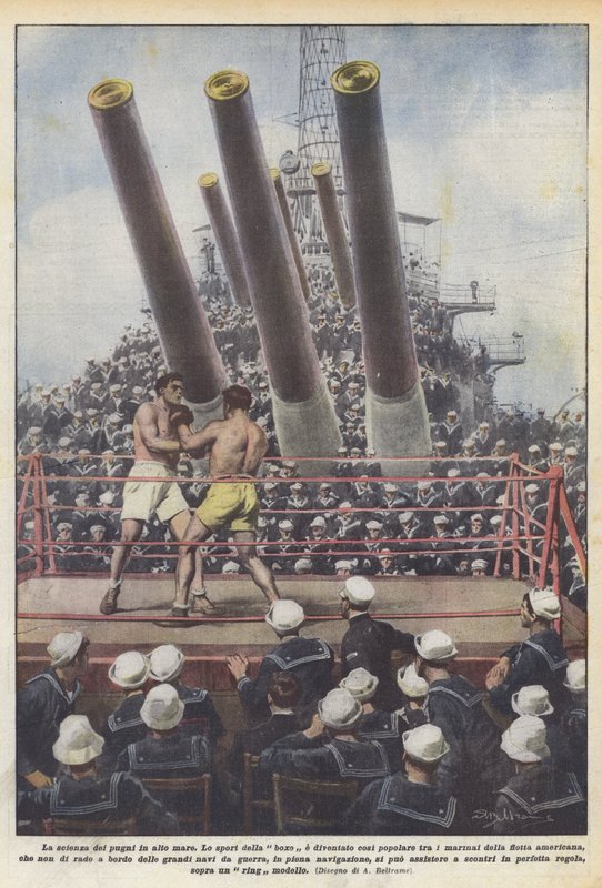 Die Wissenschaft der Fäuste auf hoher See von Achille Beltrame
